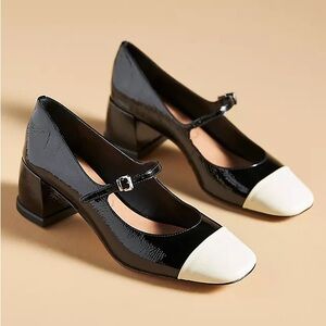 Vicenza Daniella Patent Leather Color Block Mary Jane Pump Size 7 New!